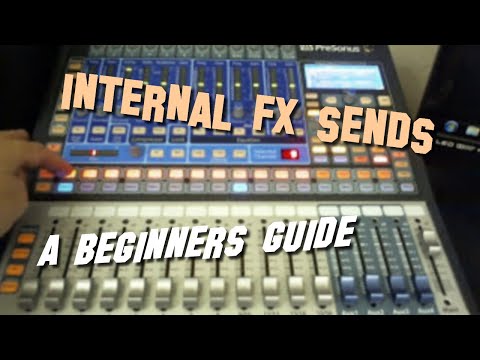 PreSonus Studiolive 16.0.2 Internal FX Sends