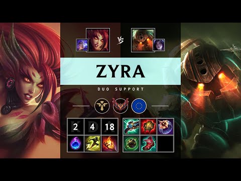 Zyra Support vs Nautilus - EUW Grandmaster Patch 25.21