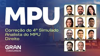Concurso MPU | Correção do 4º Simulado: Analista do MPU - Direito