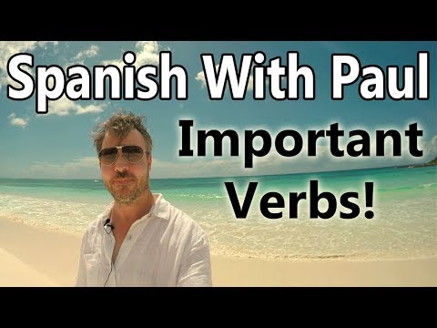 IMPORTANT Spanish Verbs: Learn Spanish With Paul
