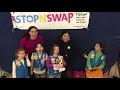 Roosevelt Island Girl Scouts Recycling Message At Stop N Swap Event