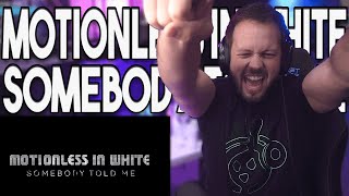 WILDCARD WEDNESDAY &quot;Motionless In White - Somebody Told Me&quot; | Newova REACTION!!