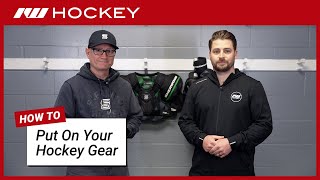 How to Put on Hockey Gear