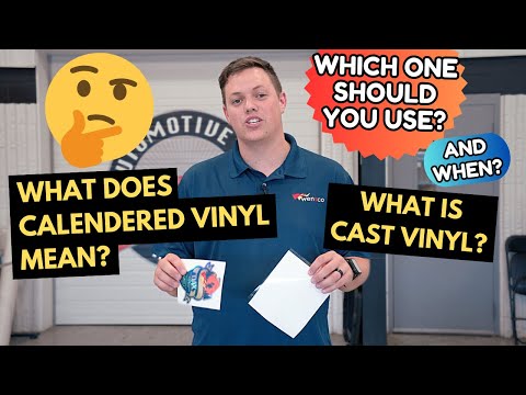 Cast vs. Calendered Vinyl | What are They and How Do You Use Them?