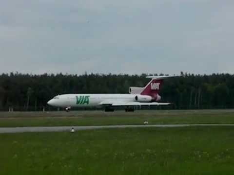 VIA Tupolev 154 take off at Nuremberg, (NUE/EDDN)