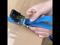 How to use ratchet strap without Hook