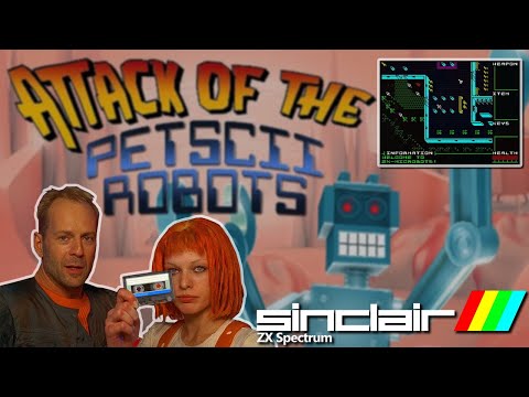 Attack of the Petscii Robots (Color microbots version) for the ZX Spectrum 48 level 1 walkthrough