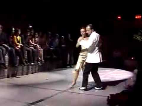  Alberto Colombo  and  Alessandra Rizzotti  are  dancing  to  the  vals  "  Novia de Ayer  "