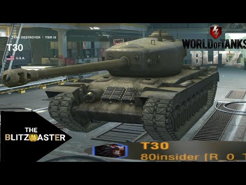 T30 : 6952 damage 4 kills-WoT Blitz-