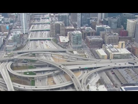 Jane Byrne Interchange construction almost complete