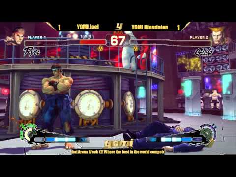 Winner's Finals: YOMI Joel vs. YOMI Dieminion - Ultra Street Fighter 4; AKA Week 12