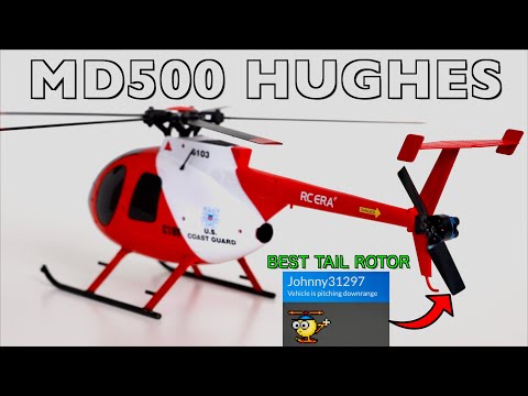 UPGRADED Tail Rotor - MD500 Hughes RC Helicopter - RC ERA C189
