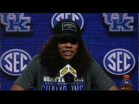 Coach Elzy, Rhyne Howard, and Dre'Una Edwards - SEC Championship Postgame Press Conference