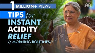 Quick relief for acidity? Follow this healthy morning routine | Dr. Hansaji Yogendra
