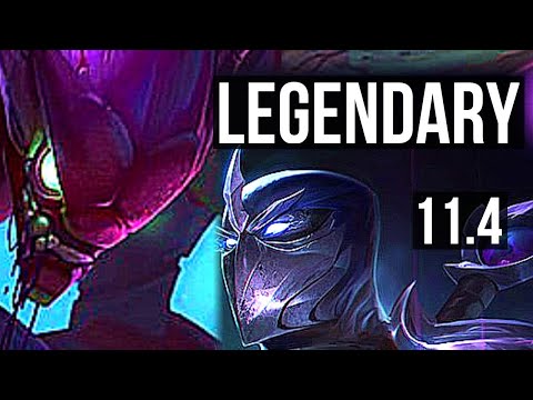 KHA'ZIX vs SHEN (JUNGLE) | 15/2/7, Legendary, 600+ games, 1.0M mastery | BR Master | v11.4