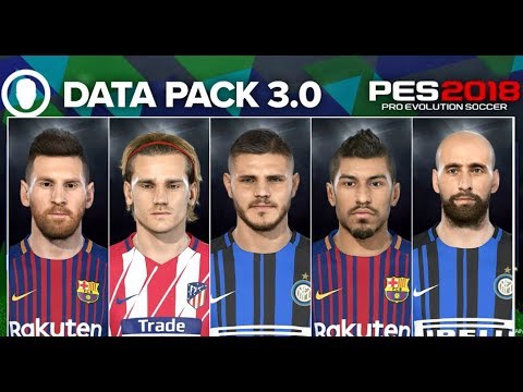 PES 2018 | Data Pack 3.0 | All New Faces, Kits & Boots