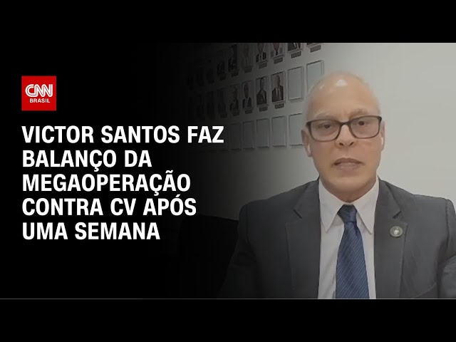 Secretário de Segurança do RJ: Haverá mais operações contra crime organizado | CNN 360°