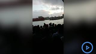 Ferry, ship in near collision at Likoni - VIDEO