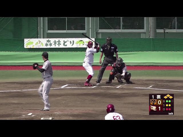 【ファーム】イーグルス・永田颯太郎 セカンドへのタイムリー内野安打を放ち2点目!! 2025年5月21日 東北楽天ゴールデンイーグルス 対 読売ジャイアンツ