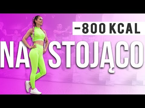 🔥TABATA NA STOJĄCO 🔥BEZ MATY / INTERVAL WORKOUT 45 MIN / STANDING EXERCISES ONLY