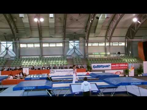 Trampolinturnen - Deutscher Meister 2015 Pflichtübung