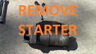 How To Remove Replace a Starter (3100 3400 V6 GM EASY)