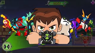 All Alien Transformation Ben 10 Alien Run Game Gameplay Powers & Abilities Review with Commentary