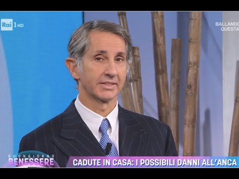 Cadute in casa le fratture dell'anca Buongiorno Benessere 20211113 Prof. Franceschi ortopedico Roma