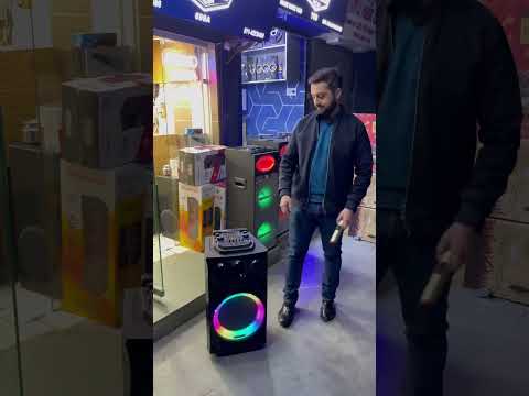 1605 Trolly Speaker Sound & Mic Testing @gemcoindia Price -11500/- #trollyspeaker #explorepage