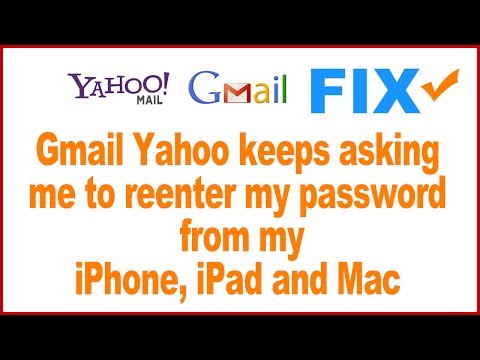 How to Fix Gmail and Yahoo mail keeps asking to re enter password on iPhone, iPad and Mac Video