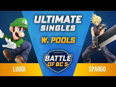 Luugi (Luigi) vs Sparg0 (Cloud) - Ultimate Singles Winners Top 64 - Battle of BC 5