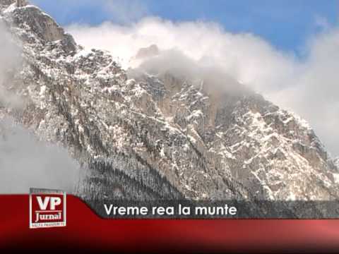 Vreme rea la munte