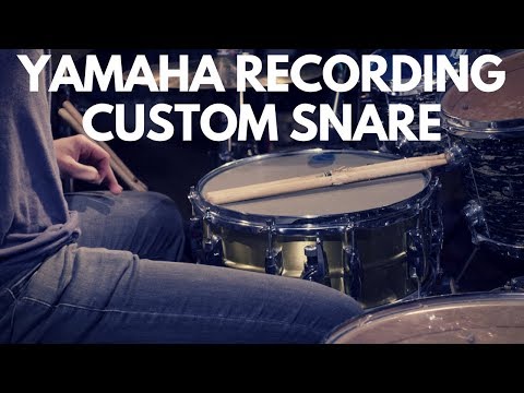 MY NEW SNARE! Yamaha Recording Custom Brass Snare
