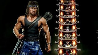 Mortal Kombat 11 - RAMBO Klassic Towers Gameplay | No Commentary