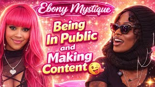 Ebony Mystique - On pinky and making content outside 🍑🍆