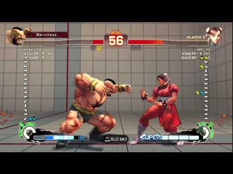 sengyo-f [Zangief] vs. seri_no [Chun-Li] | SSF4 AE