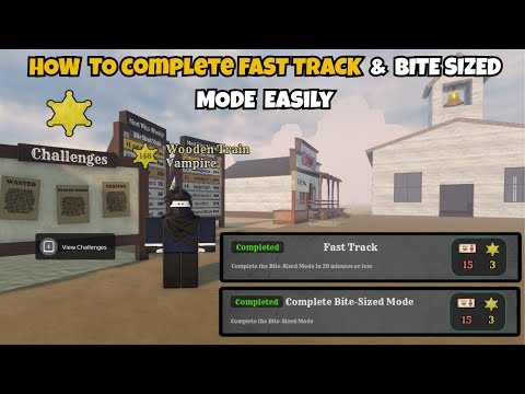 How to Complete Fast Track & Bite Sized Challenge easily!  (Dead Rails)