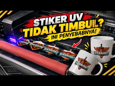 TUTORIAL MENGATASI HASIL STIKER RUV YANG TIDAK TIMBUL! | Rhinotec DTF RUV