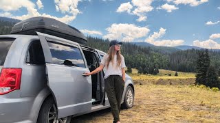 Curing a Hangover With a Hike - Hidden Colorado Waterfall & Exploring Campsites | Van Life Ep. 437