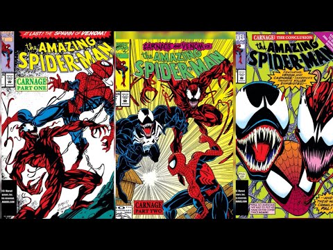 Carnage vs Spider-Man and Venom The Full Story! The Amazing Spider-Man Issues 361 - 363!
