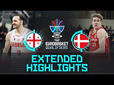 Georgia 🇬🇪 vs Denmark 🇩🇰 | Extended Highlights | FIBA EuroBasket 2025 Qualifiers