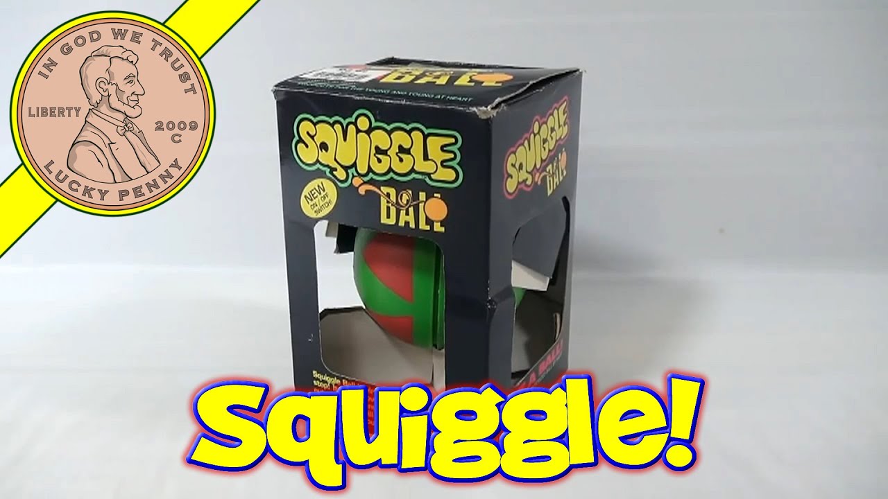 Squiggle Ball - Kids, Adults and Animals, 1993 Hart Toys