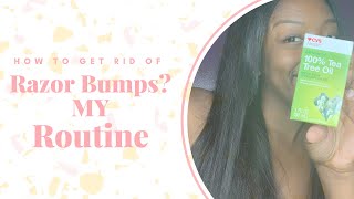 How to get rid of razor bumps?| My Way