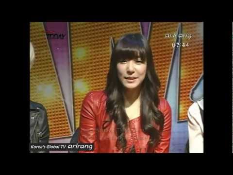 111110 Tiffany SNSD - Arirang News - 'FAME' the Musical Showcase
