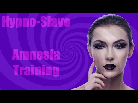 Hypno Slave Amnesia training, Erotic hypnosis, Memory play, Induction with triggers