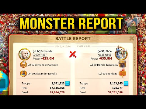 Monster Report: 1Bil power loss 1254 vs 1556 [Full Berdy report]