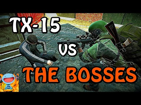 TX-15 vs All BOSSES (almost) on Customs | Pre-wipe Event!