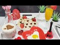 Valentine's day Breakfast idea/Heart crepes/Bynia cuisine Valentine's day Breakfast idea/Heart crepes/Bynia cuisine