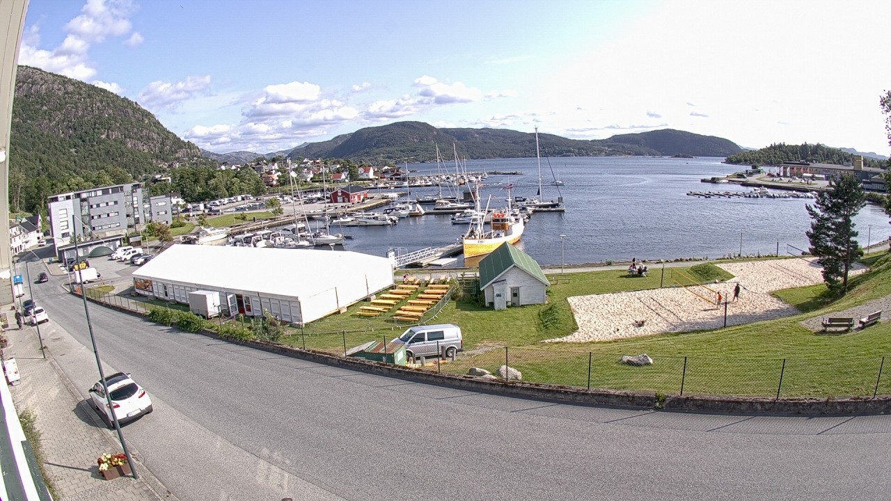 Live webcam view of Vista del Puerto de Jørpeland