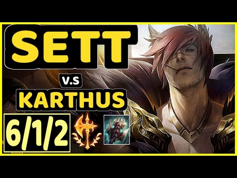 BWIPO (SETT) vs KARTHUS - 6/1/2 KDA TOP GAMEPLAY - EUW Ranked GRANDMASTER